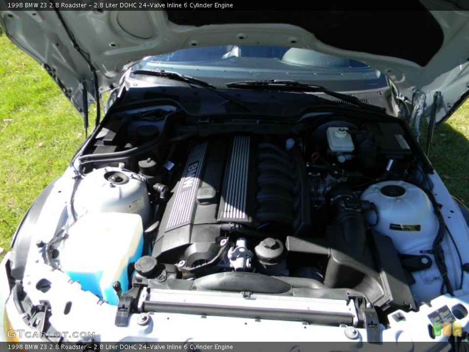 2.8 Liter DOHC 24-Valve Inline 6 Cylinder 1998 BMW Z3 Engine