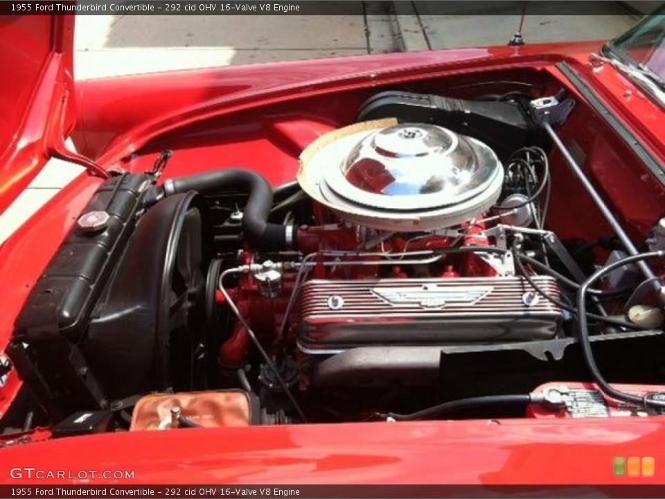 292 cid OHV 16-Valve V8 Engine for the 1955 Ford Thunderbird #85962316