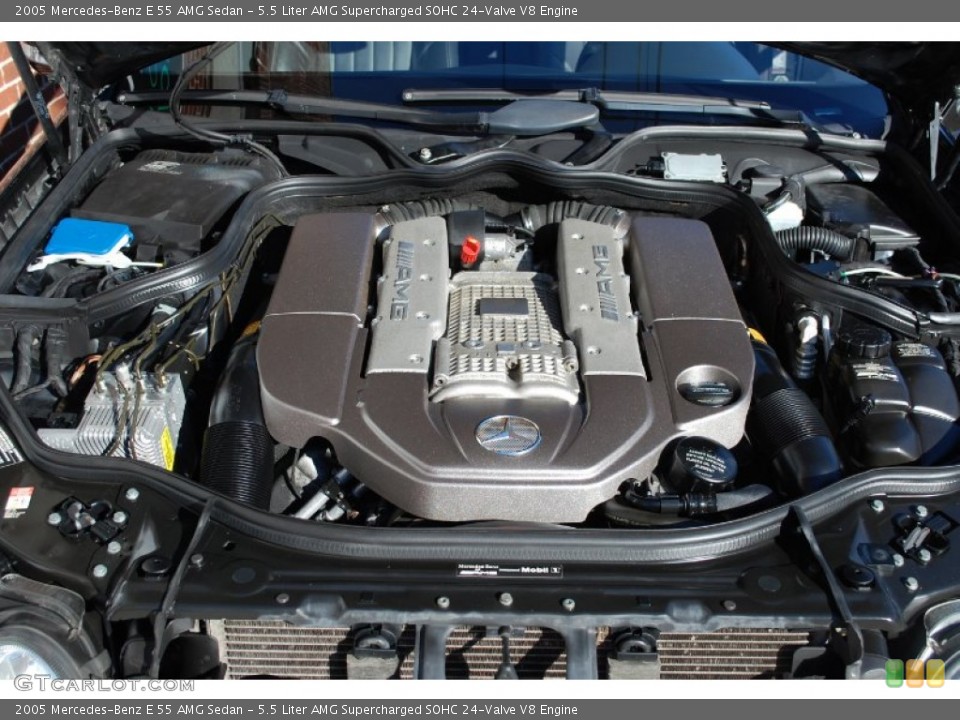 5.5 Liter AMG Supercharged SOHC 24-Valve V8 Engine for the 2005 Mercedes-Benz E #85969572