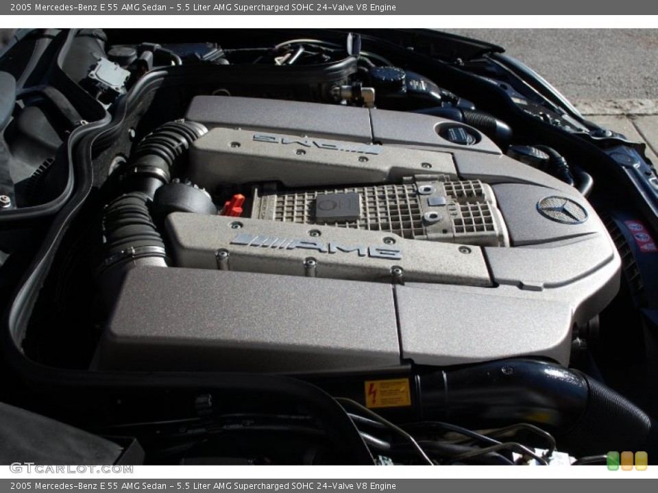 5.5 Liter AMG Supercharged SOHC 24-Valve V8 Engine for the 2005 Mercedes-Benz E #85969617