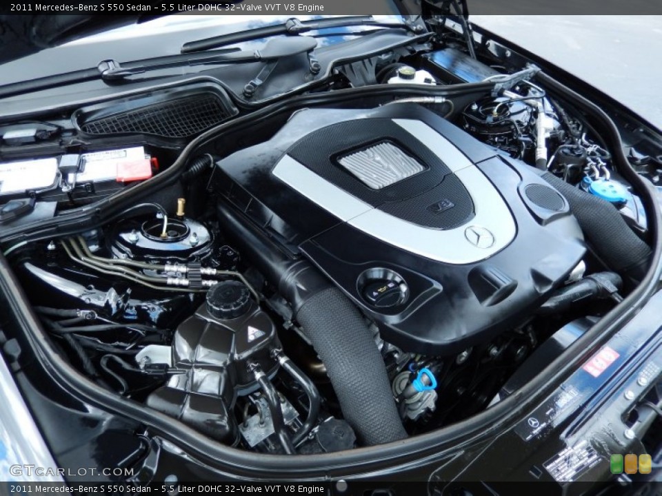 5.5 Liter DOHC 32-Valve VVT V8 Engine for the 2011 Mercedes-Benz S #85991031