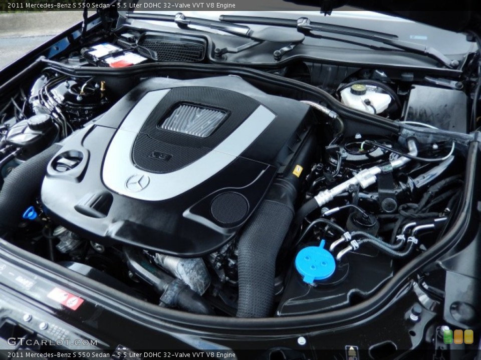 5.5 Liter DOHC 32-Valve VVT V8 Engine for the 2011 Mercedes-Benz S #85991055