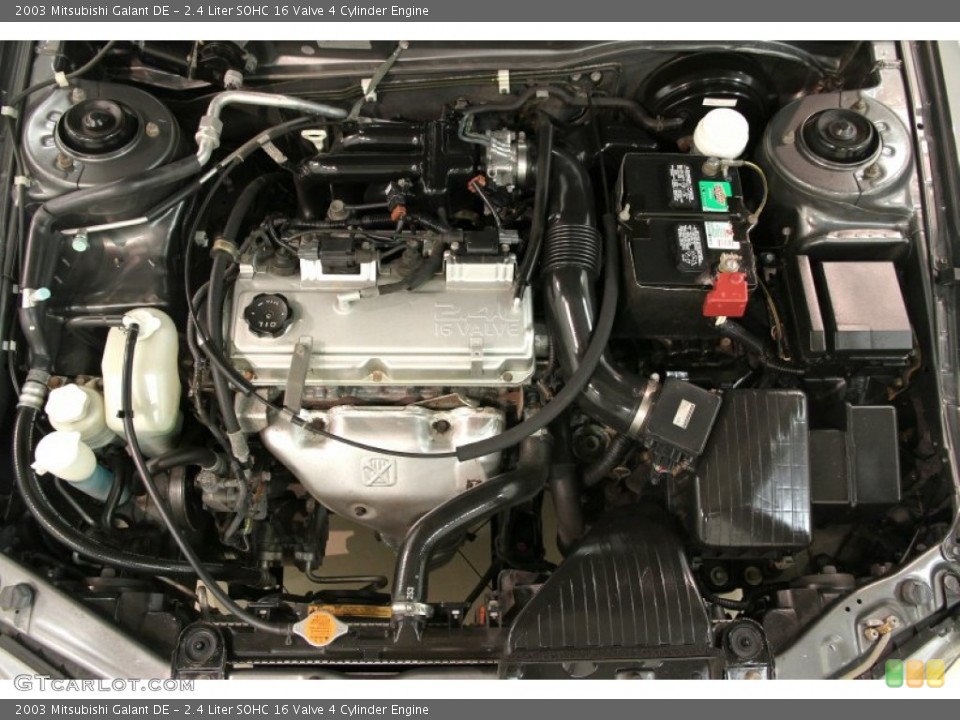 2.4 Liter SOHC 16 Valve 4 Cylinder 2003 Mitsubishi Galant Engine