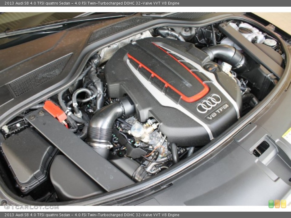 4.0 FSI Twin-Turbocharged DOHC 32-Valve VVT V8 2013 Audi S8 Engine