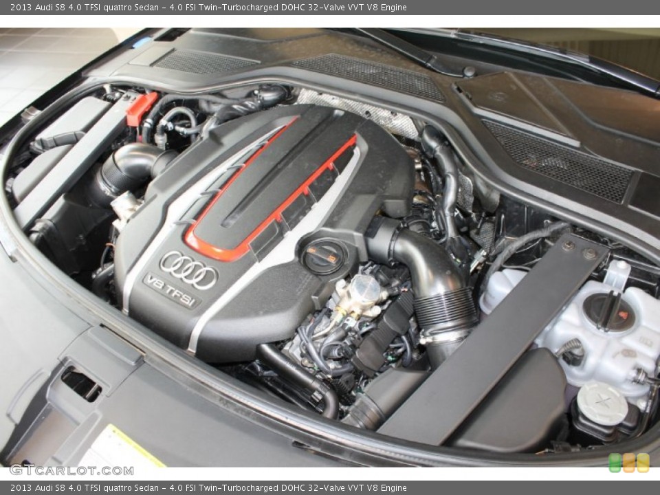 4.0 FSI Twin-Turbocharged DOHC 32-Valve VVT V8 Engine for the 2013 Audi S8 #86049081