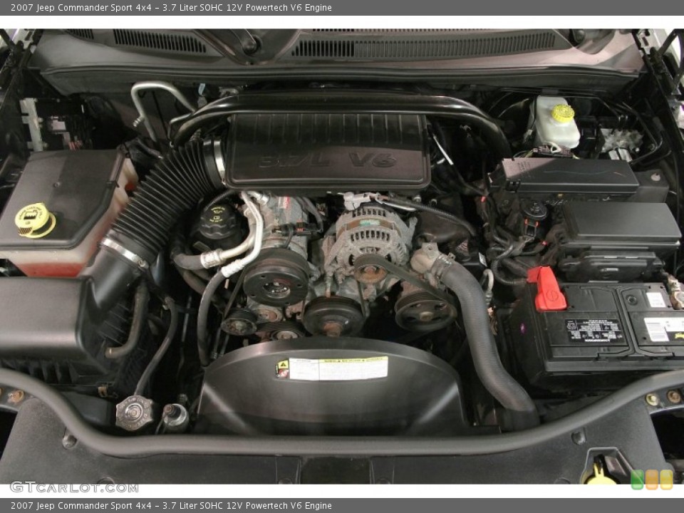 3.7 Liter SOHC 12V Powertech V6 Engine for the 2007 Jeep Commander #86051622