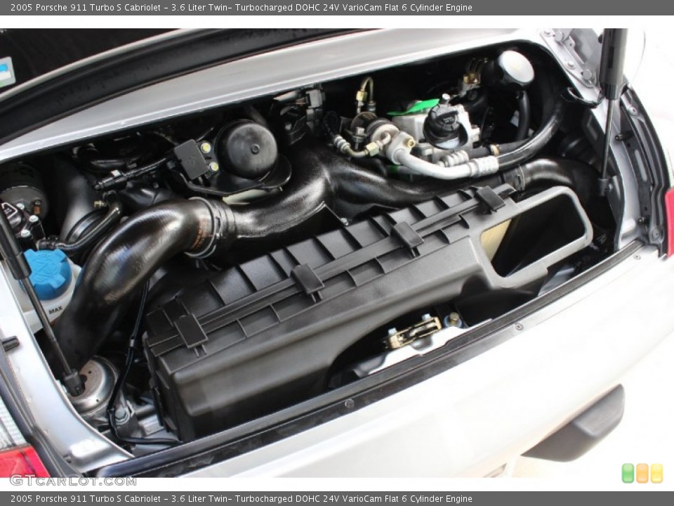 3.6 Liter Twin- Turbocharged DOHC 24V VarioCam Flat 6 Cylinder Engine for the 2005 Porsche 911 #86056128