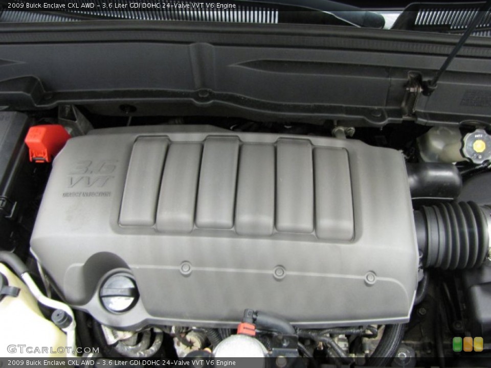 3.6 Liter GDI DOHC 24-Valve VVT V6 Engine for the 2009 Buick Enclave #86061888