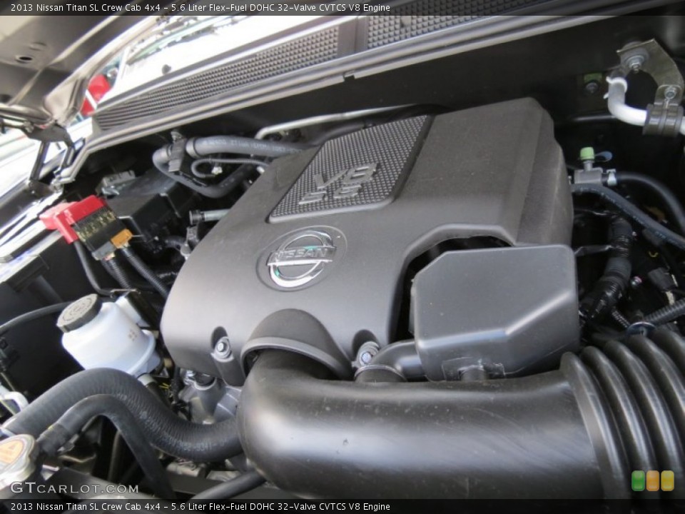 5.6 Liter Flex-Fuel DOHC 32-Valve CVTCS V8 Engine for the 2013 Nissan Titan #86071294