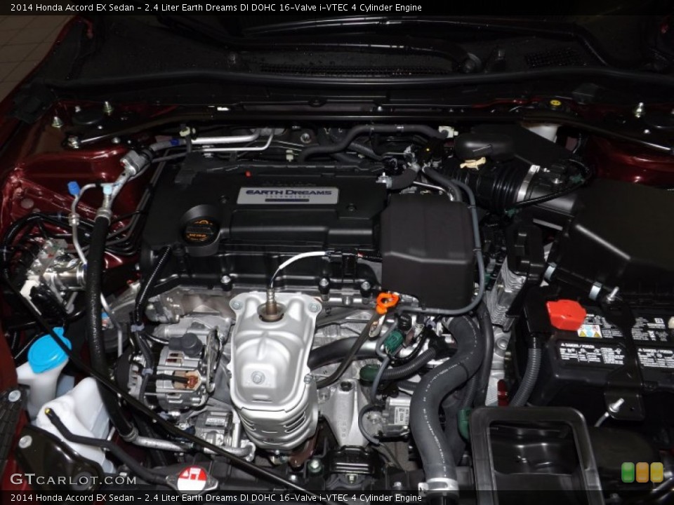 2.4 Liter Earth Dreams DI DOHC 16-Valve i-VTEC 4 Cylinder 2014 Honda Accord Engine