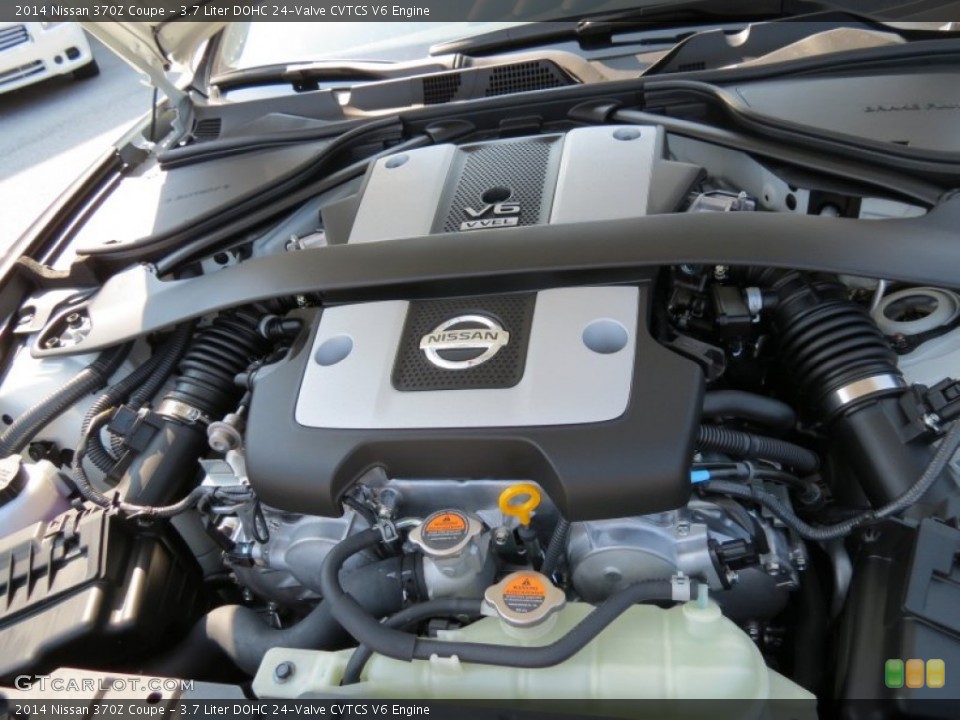 3.7 Liter DOHC 24-Valve CVTCS V6 2014 Nissan 370Z Engine