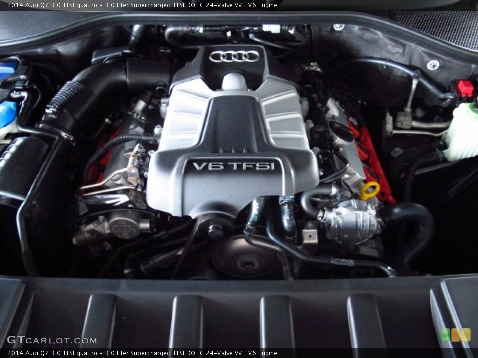 3.0 Liter Supercharged TFSI DOHC 24-Valve VVT V6 Engine for the 2014 Audi Q7 #86107987