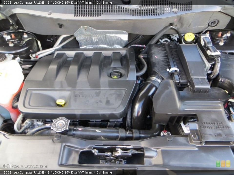2.4L DOHC 16V Dual VVT Inline 4 Cyl. 2008 Jeep Compass Engine