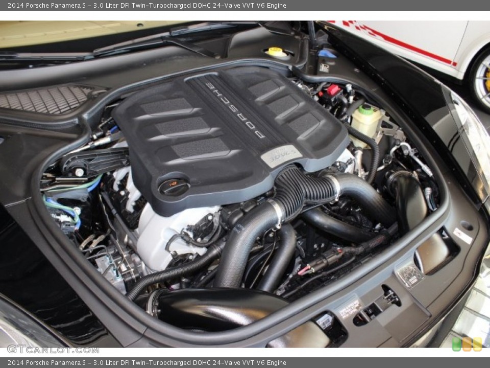 3.0 Liter DFI Twin-Turbocharged DOHC 24-Valve VVT V6 Engine for the 2014 Porsche Panamera #86129220
