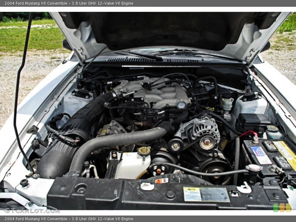 3.8 Liter OHV 12-Valve V6 Engine for the 2004 Ford Mustang #86142459