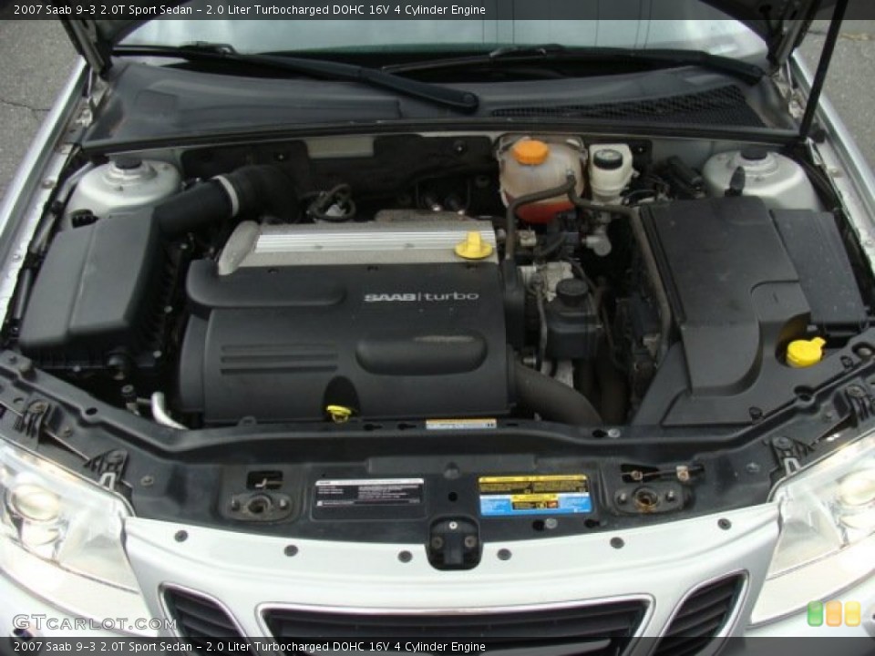 2.0 Liter Turbocharged DOHC 16V 4 Cylinder Engine for the 2007 Saab 9-3 #86168782