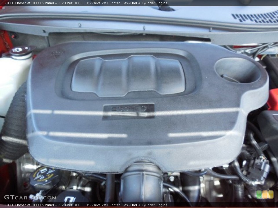 2.2 Liter DOHC 16-Valve VVT Ecotec Flex-Fuel 4 Cylinder Engine for the 2011 Chevrolet HHR #86169737