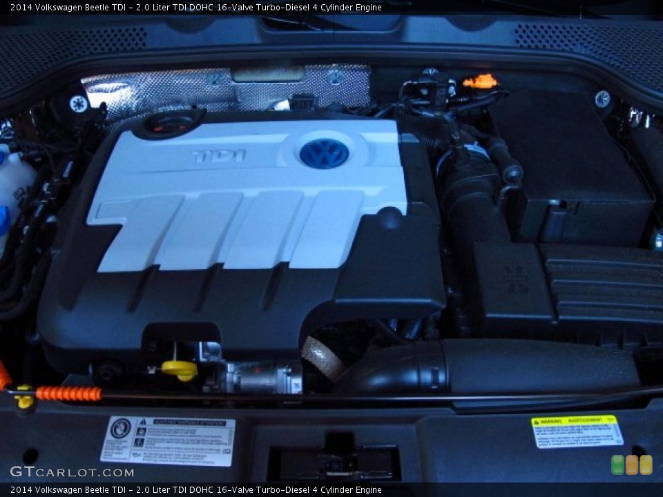 2.0 Liter TDI DOHC 16-Valve Turbo-Diesel 4 Cylinder Engine for the 2014 Volkswagen Beetle #86184662