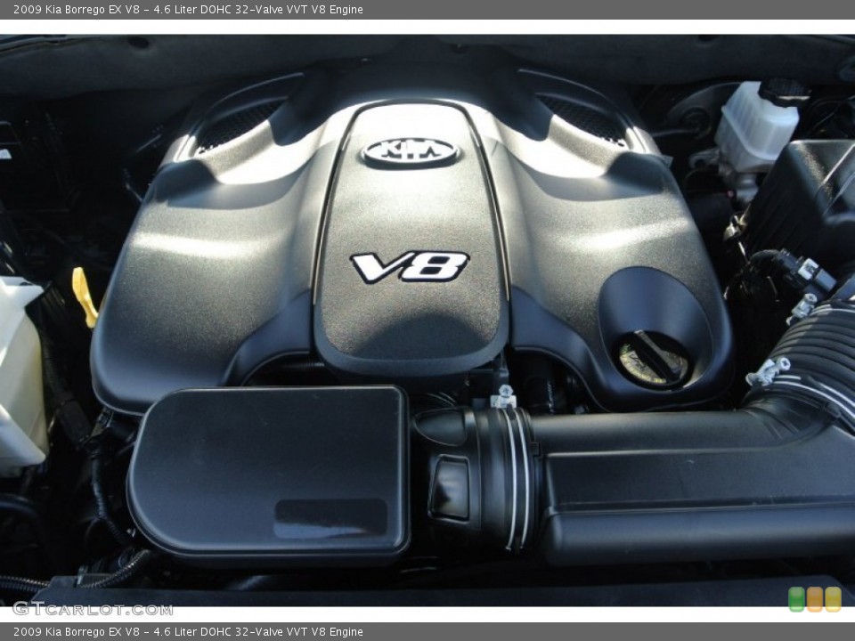 4.6 Liter DOHC 32-Valve VVT V8 Engine for the 2009 Kia Borrego #86185943