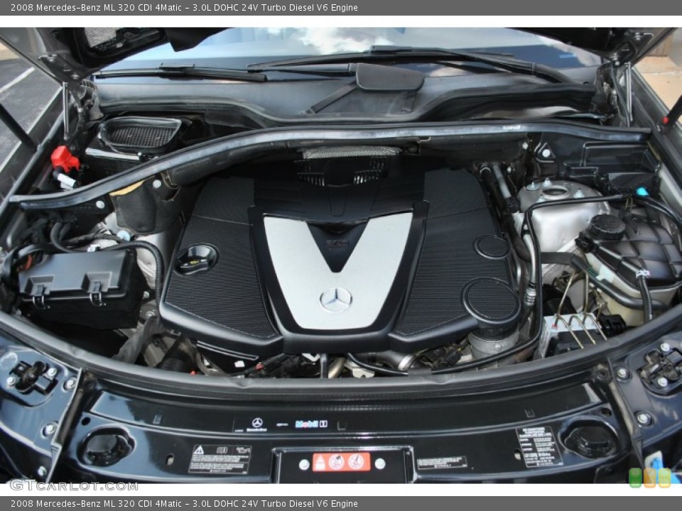 3.0L DOHC 24V Turbo Diesel V6 2008 Mercedes-Benz ML Engine