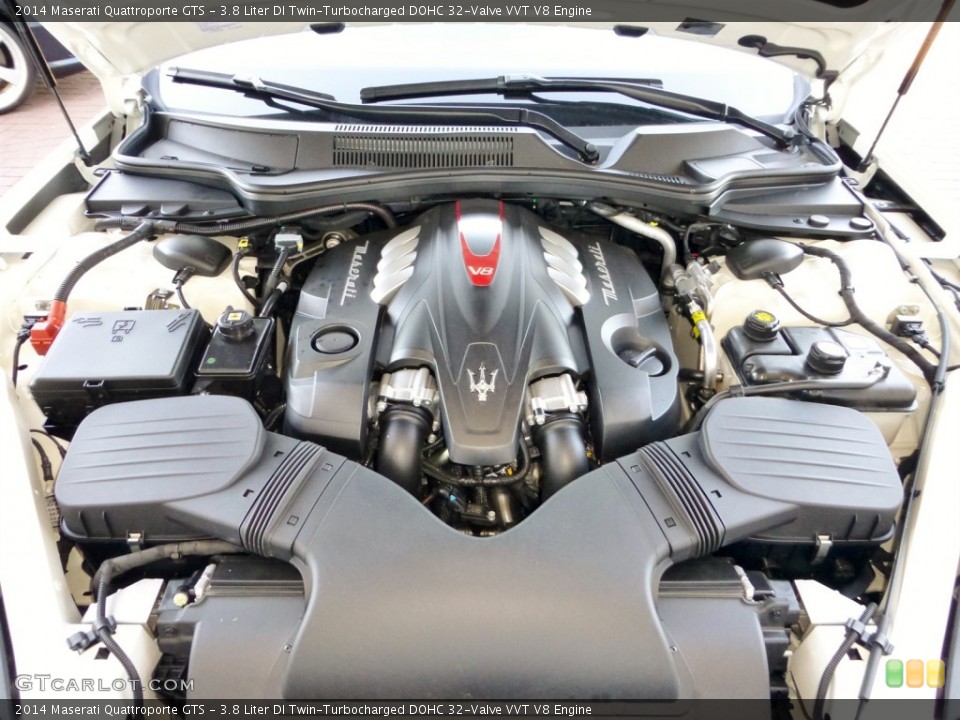3.8 Liter DI Twin-Turbocharged DOHC 32-Valve VVT V8 Engine for the 2014 Maserati Quattroporte #86205520