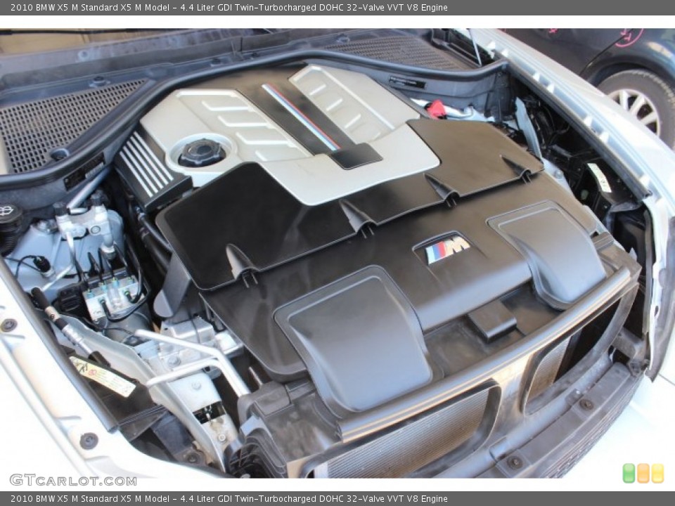 4.4 Liter GDI Twin-Turbocharged DOHC 32-Valve VVT V8 2010 BMW X5 M Engine