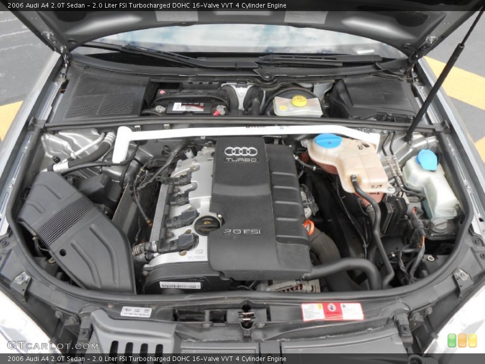 2.0 Liter FSI Turbocharged DOHC 16-Valve VVT 4 Cylinder Engine for the 2006 Audi A4 #86223425