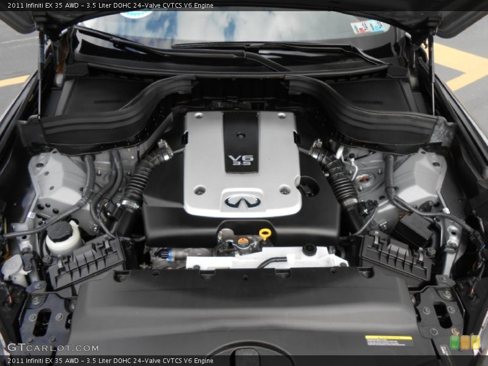 3.5 Liter DOHC 24-Valve CVTCS V6 2011 Infiniti EX Engine