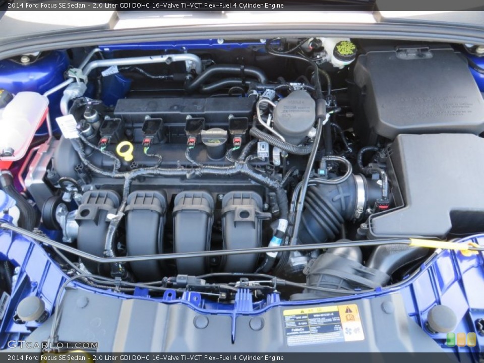 2.0 Liter GDI DOHC 16-Valve Ti-VCT Flex-Fuel 4 Cylinder Engine for the 2014 Ford Focus #86238893
