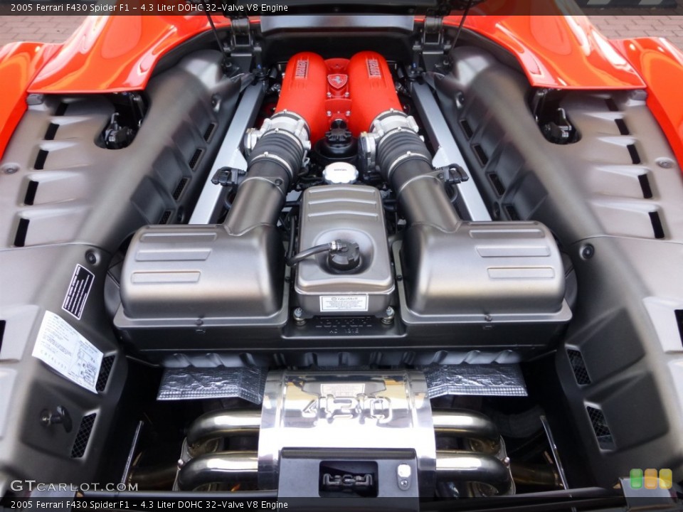4.3 Liter DOHC 32-Valve V8 Engine for the 2005 Ferrari F430 #86240738