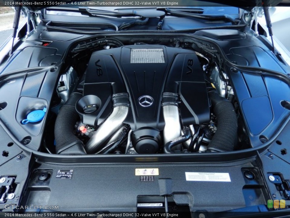 4.6 Liter Twin-Turbocharged DOHC 32-Valve VVT V8 Engine for the 2014 Mercedes-Benz S #86257836