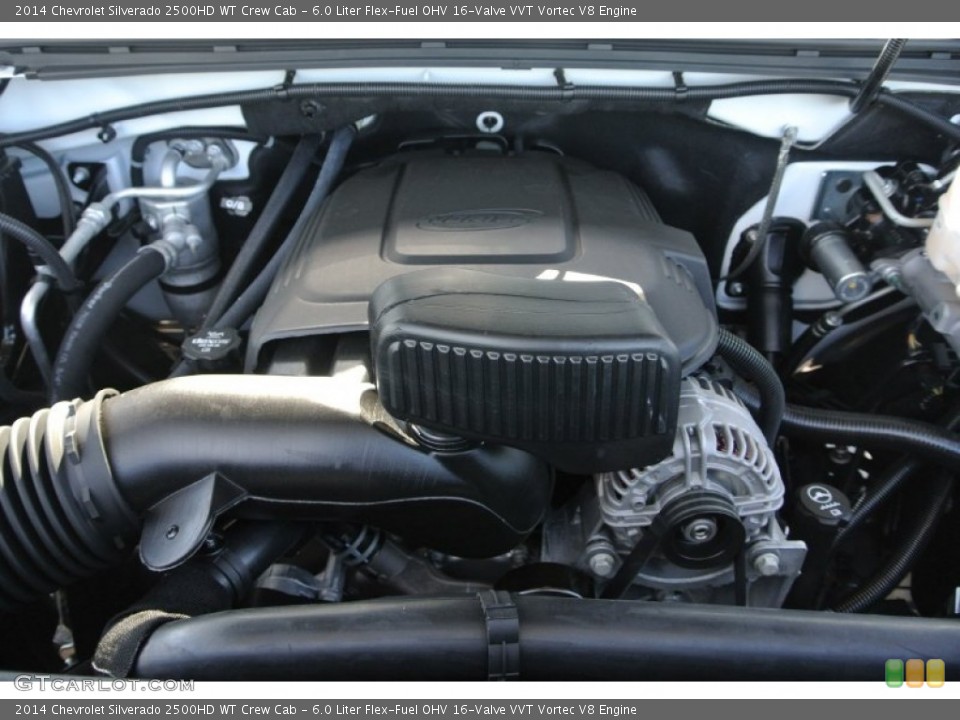 6.0 Liter Flex-Fuel OHV 16-Valve VVT Vortec V8 Engine for the 2014 Chevrolet Silverado 2500HD #86272730