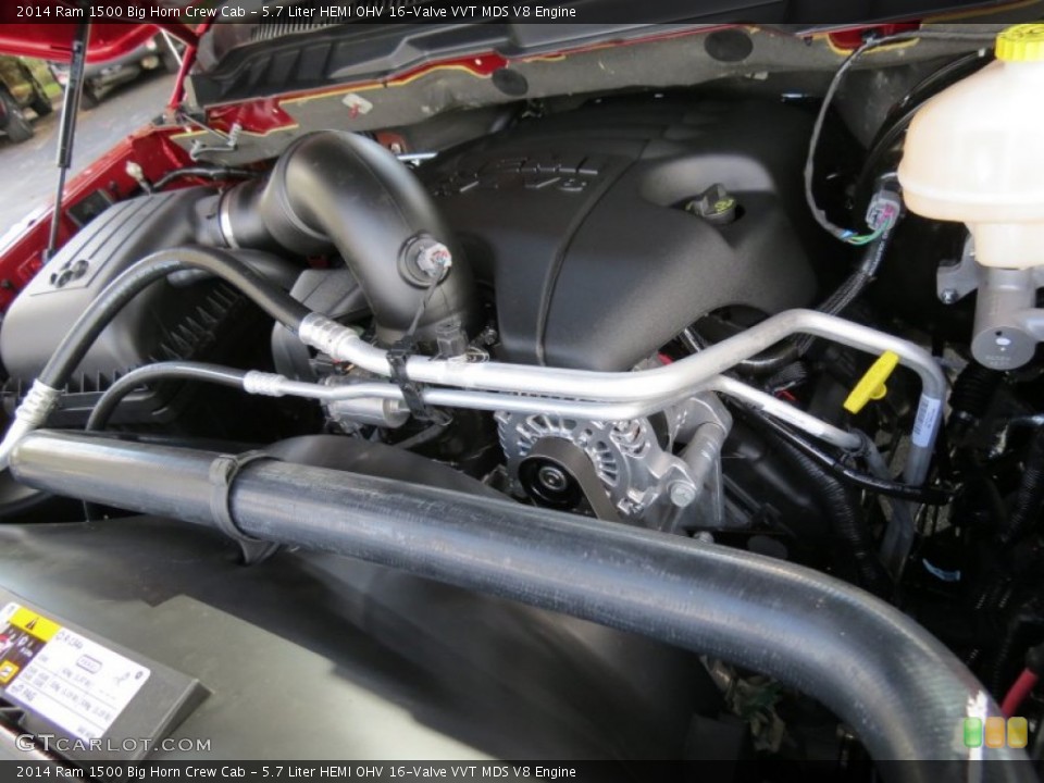 5.7 Liter HEMI OHV 16-Valve VVT MDS V8 Engine for the 2014 Ram 1500 #86287863