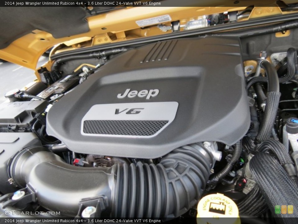 3.6 Liter DOHC 24-Valve VVT V6 Engine for the 2014 Jeep Wrangler Unlimited #86291743