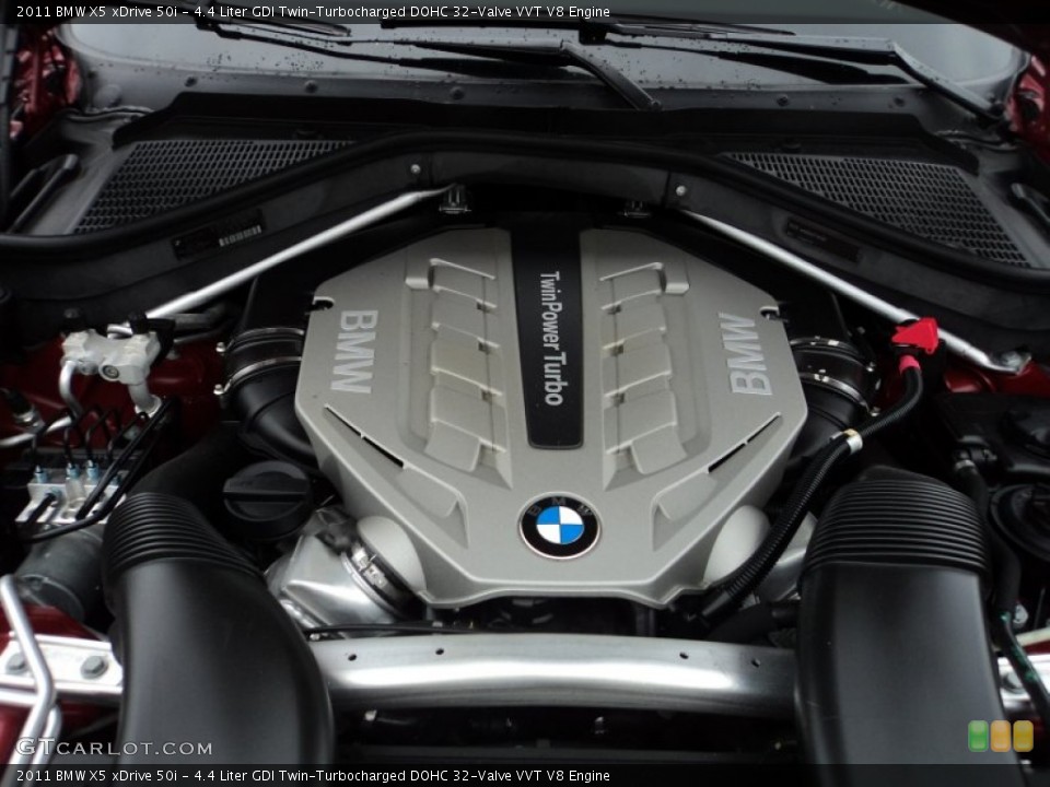 4.4 Liter GDI Twin-Turbocharged DOHC 32-Valve VVT V8 Engine for the 2011 BMW X5 #86301706
