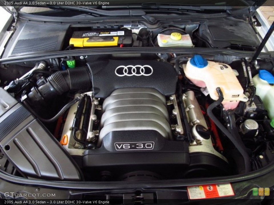 3.0 Liter DOHC 30-Valve V6 Engine for the 2005 Audi A4 #86311550