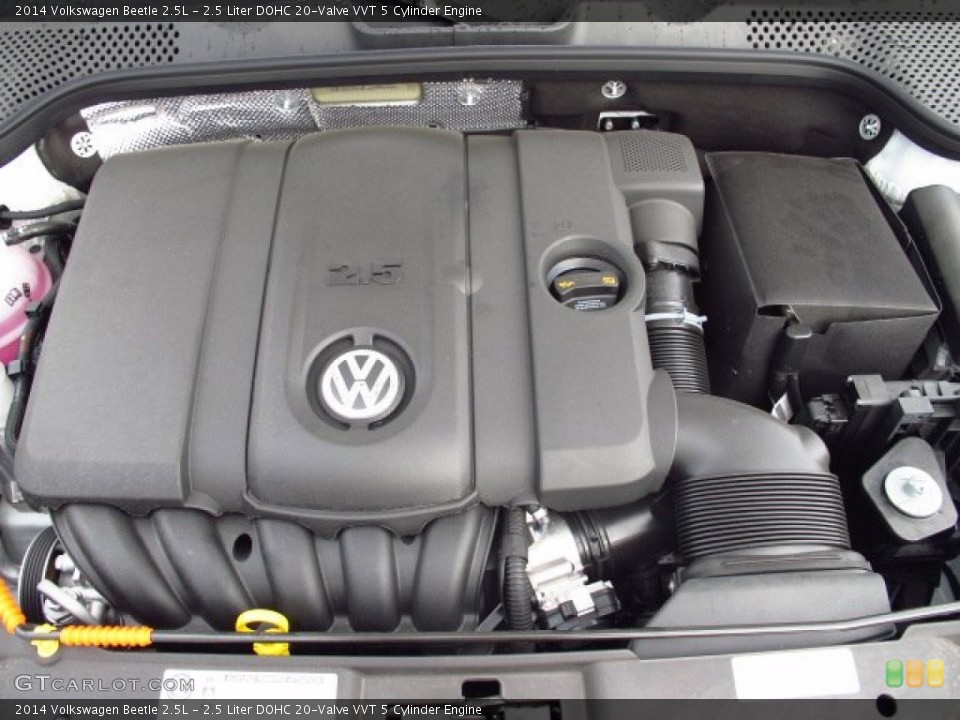 2.5 Liter DOHC 20-Valve VVT 5 Cylinder Engine for the 2014 Volkswagen Beetle #86312520