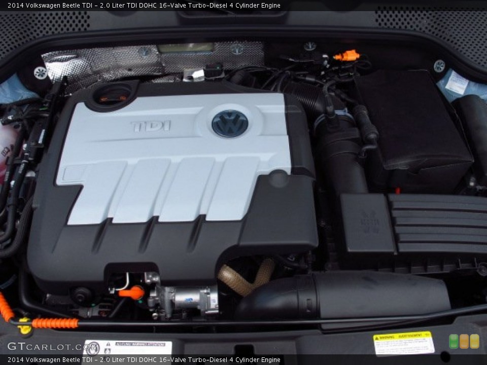2.0 Liter TDI DOHC 16-Valve Turbo-Diesel 4 Cylinder Engine for the 2014 Volkswagen Beetle #86312715
