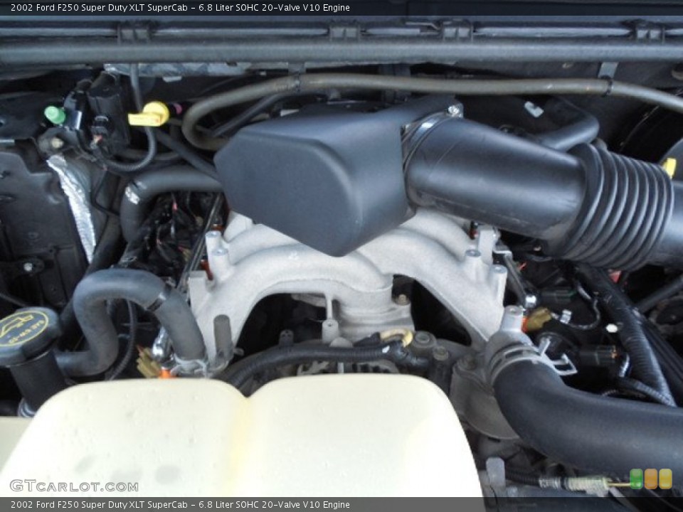6.8 Liter SOHC 20-Valve V10 Engine for the 2002 Ford F250 Super Duty #86328427
