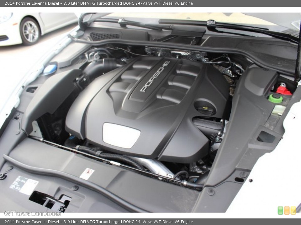 3.0 Liter DFI VTG Turbocharged DOHC 24-Valve VVT Diesel V6 Engine for the 2014 Porsche Cayenne #86338051