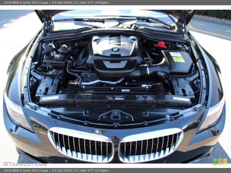 4.8 Liter DOHC 32-Valve VVT V8 Engine for the 2008 BMW 6 Series #86338750