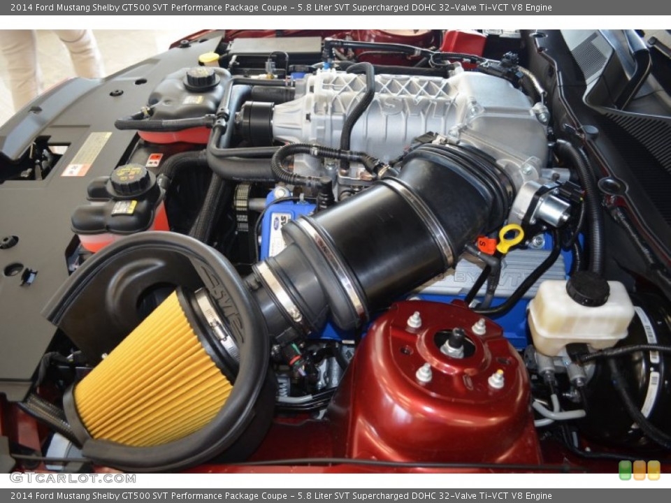 5.8 Liter SVT Supercharged DOHC 32-Valve Ti-VCT V8 Engine for the 2014 Ford Mustang #86347459
