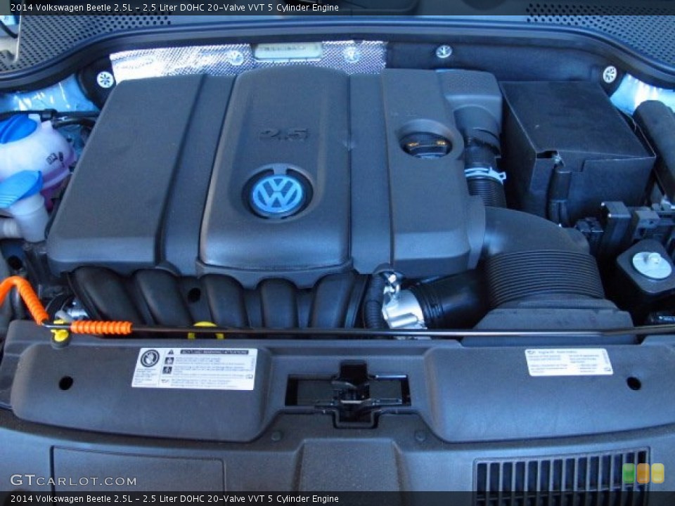 2.5 Liter DOHC 20-Valve VVT 5 Cylinder Engine for the 2014 Volkswagen Beetle #86356017