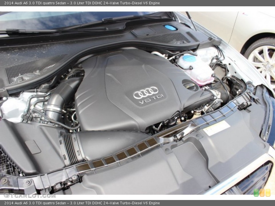 3.0 Liter TDI DOHC 24-Valve Turbo-Diesel V6 Engine for the 2014 Audi A6 #86358525