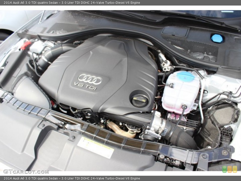 3.0 Liter TDI DOHC 24-Valve Turbo-Diesel V6 Engine for the 2014 Audi A6 #86358546