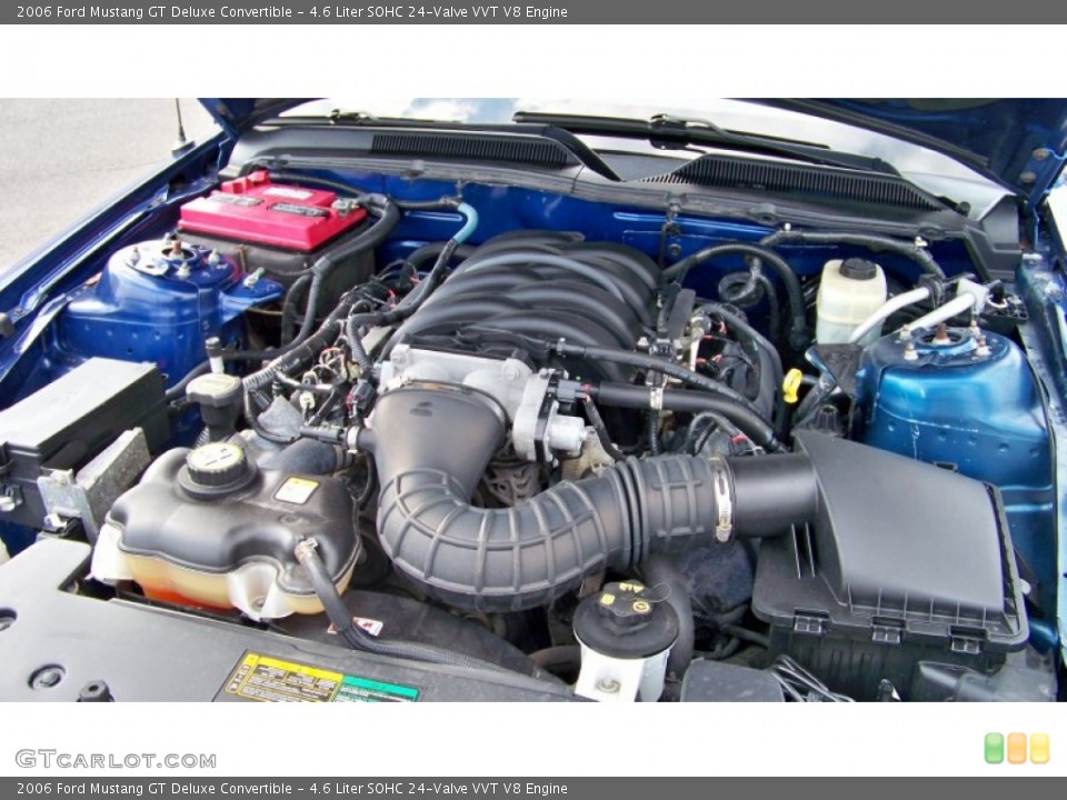 4.6 Liter SOHC 24-Valve VVT V8 2006 Ford Mustang Engine