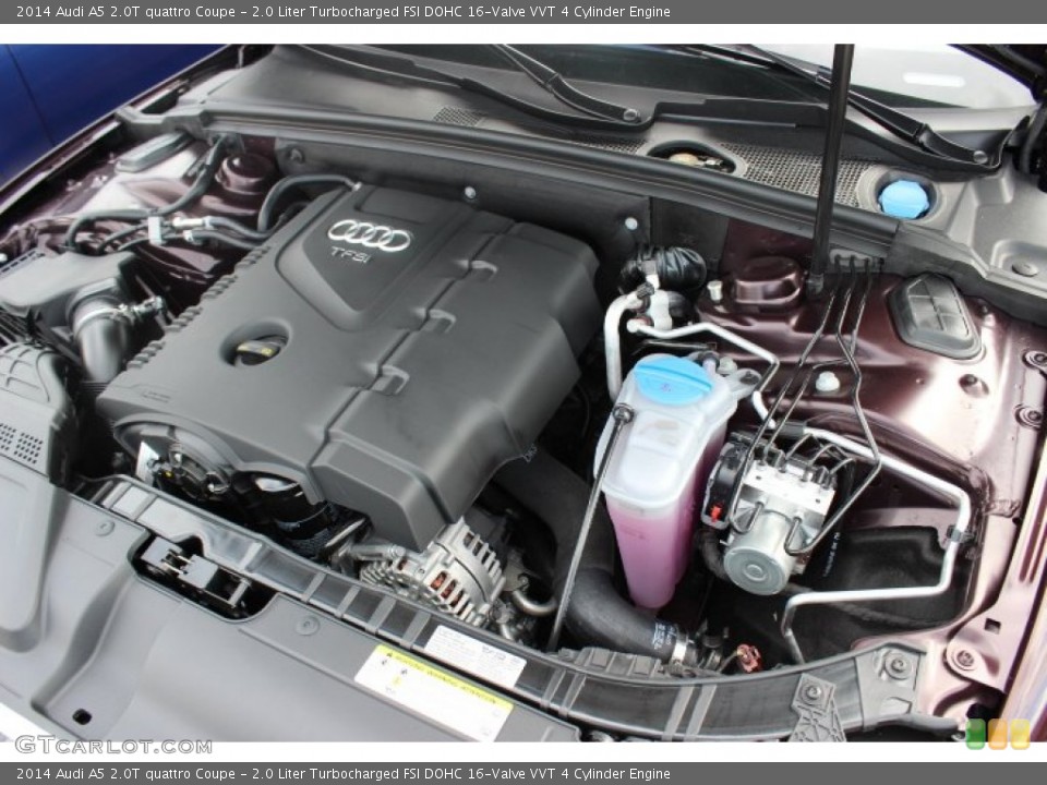 2.0 Liter Turbocharged FSI DOHC 16-Valve VVT 4 Cylinder Engine for the 2014 Audi A5 #86364987