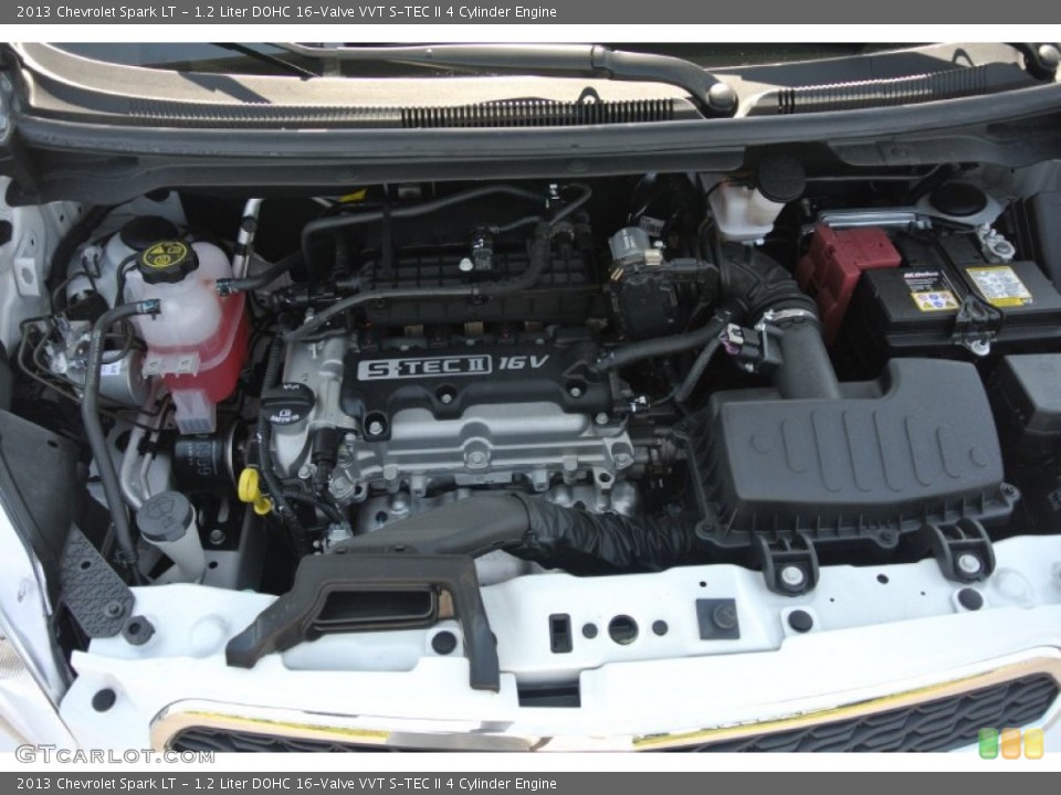 1.2 Liter DOHC 16-Valve VVT S-TEC II 4 Cylinder Engine for the 2013 Chevrolet Spark #86377689