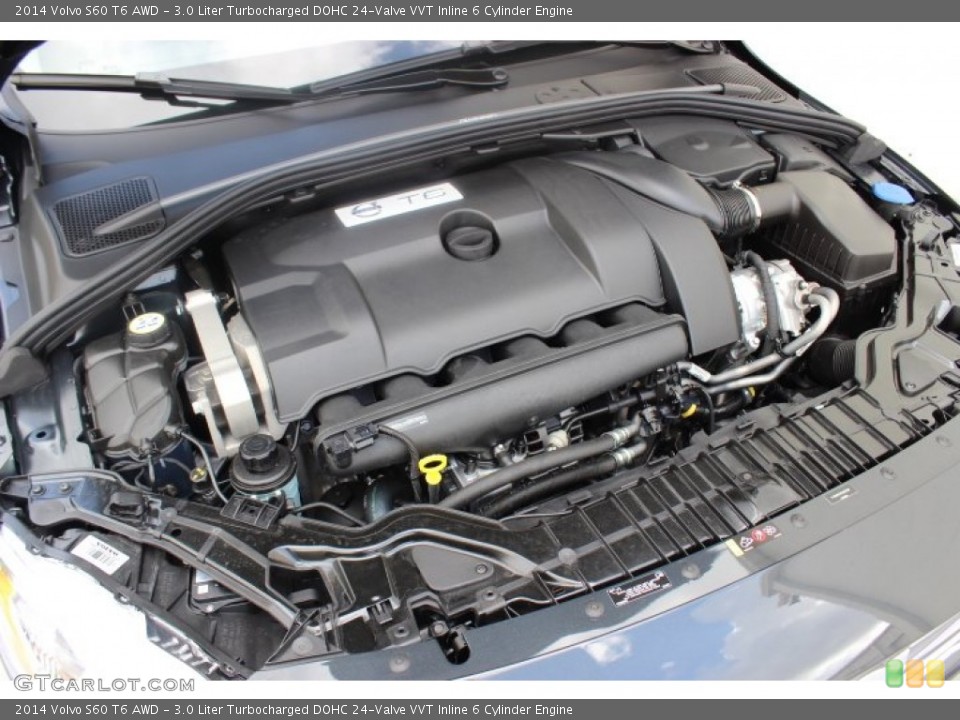 3.0 Liter Turbocharged DOHC 24-Valve VVT Inline 6 Cylinder Engine for the 2014 Volvo S60 #86386204