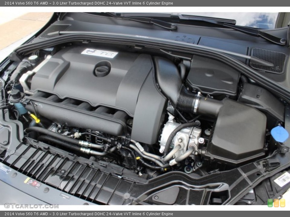 3.0 Liter Turbocharged DOHC 24-Valve VVT Inline 6 Cylinder Engine for the 2014 Volvo S60 #86386230